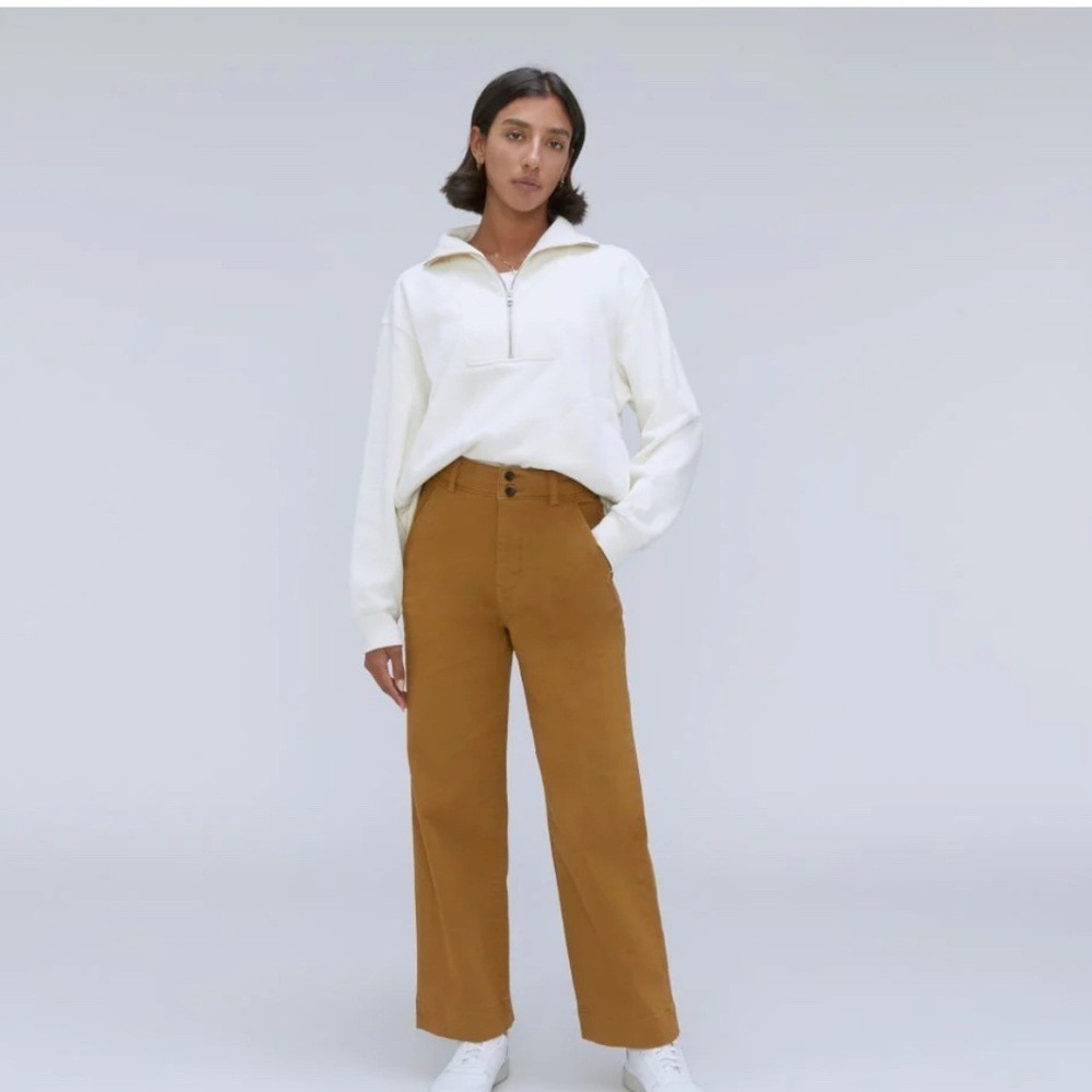Everlane | THE ORGANIC WIDE-LEG PANT Capsule Wardrobe - Picture 1 of 14
